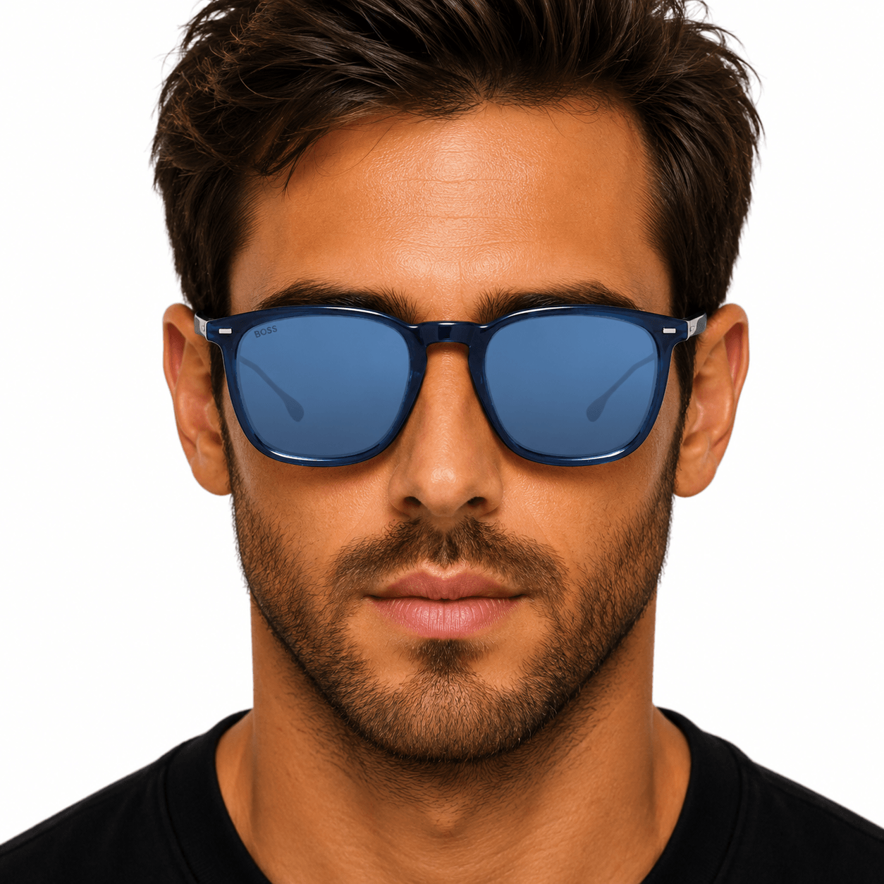 Hugo Boss slnečné okuliare BOSS blue trapezium 3 hugo boss slnecne okuliare