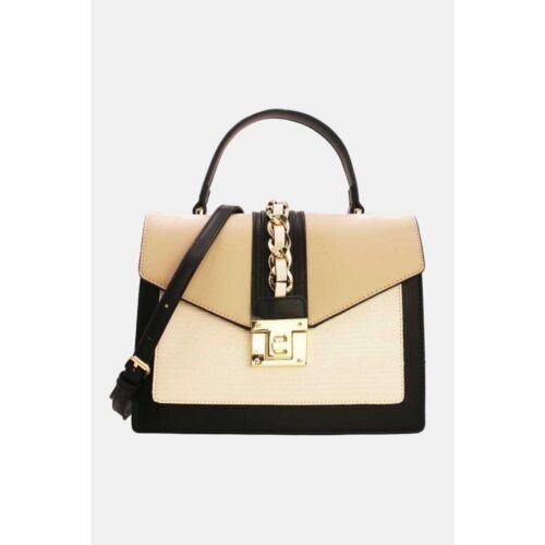 FRANCE CHIC STYLE KABELKA HANDBAG CROSSBODY 8012 COFFEE 13 Chic Crossbody Handbag RÉASSORT 8012 coffee Black kabelka
