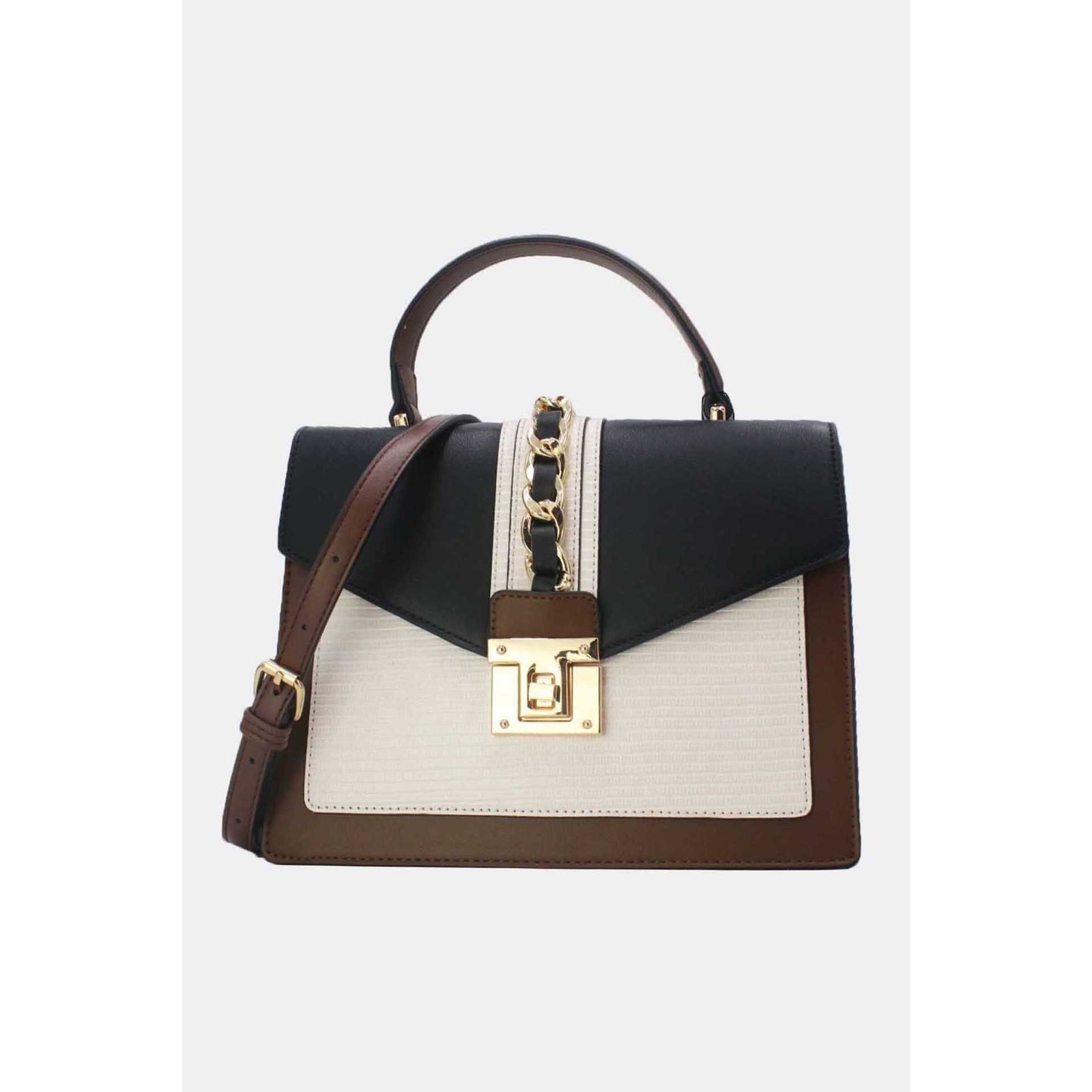 FRANCE CHIC STYLE KABELKA HANDBAG CROSSBODY 8012 BLACK 2 FRANCE Chic Style Kabelka Handbag Crossbody 8012 Black