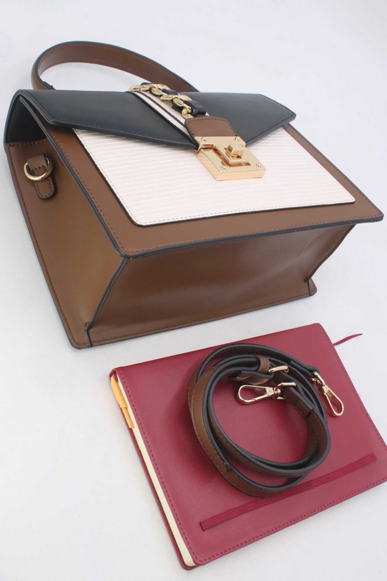 FRANCE CHIC STYLE KABELKA HANDBAG CROSSBODY 8012 BLACK 4 FRANCE Chic Style Kabelka Handbag Crossbody 8012 Black