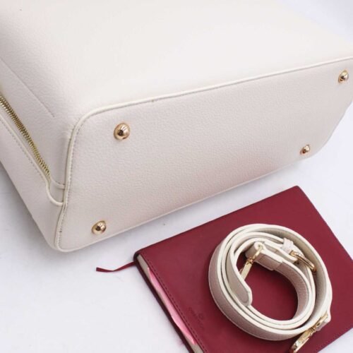 FRANCE Elegantná dámska taška na notebook 6705 cream – Obrázok 3