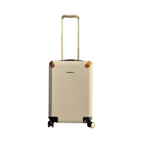 Michael-Kors-Signature-Vanilla-Hard-Shell-Suitcase kufor