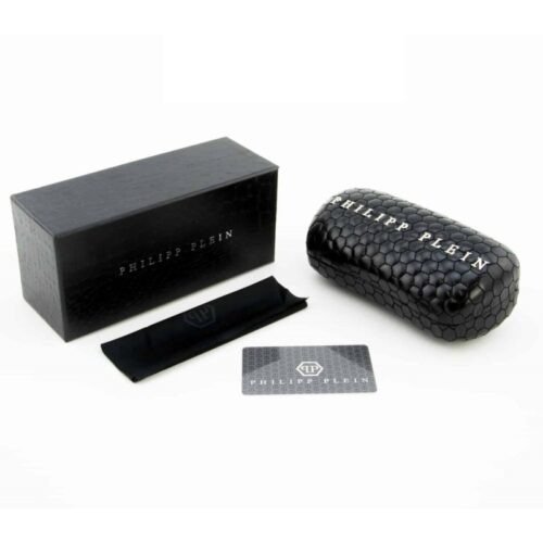 Philipp Plein Luxusné pánske okuliare SPP048M palladium – Obrázok 3