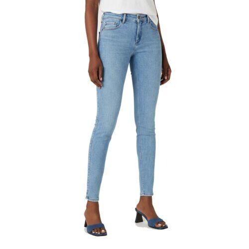 WRANGLER Svetlomodré džínsy Skinny High Rise