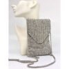 FRANCE Vecerna kabelka spolocenska s kamienkami 5602 Silver