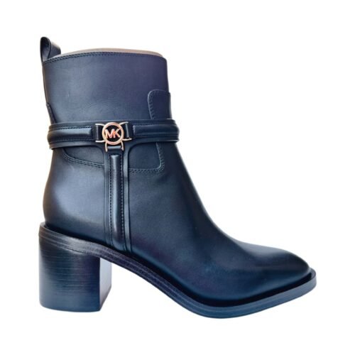 MICHAEL KORS Mindy Buckle Ankle Boots Black 49F4MNME5L – dámske členkové čižmy