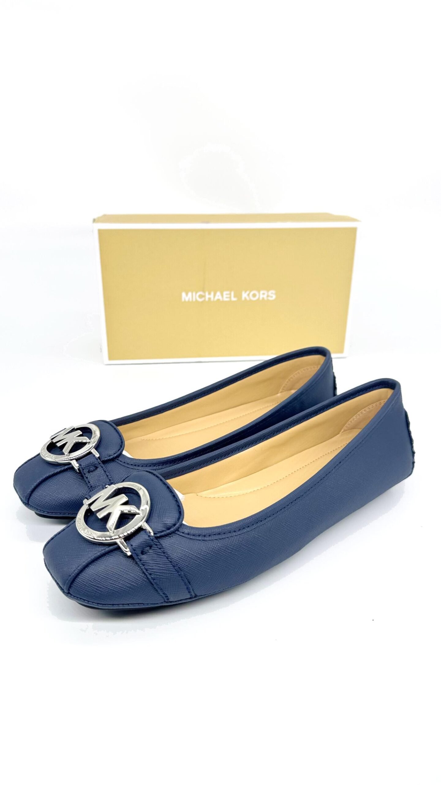 MICHAEL KORS DÁMSKE BALERINY FULTON MOC BALLET BLUE 3 MICHAEL KORS DÁMSKE baleriny Fulton Moc ballet blue – Obrázok 3