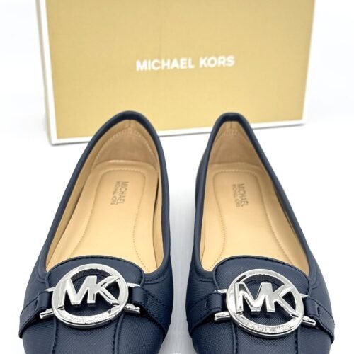MICHAEL KORS DÁMSKE BALERINY FULTON MOC BALLET BLUE 8 MICHAEL KORS DÁMSKE baleriny Fulton Moc ballet blue