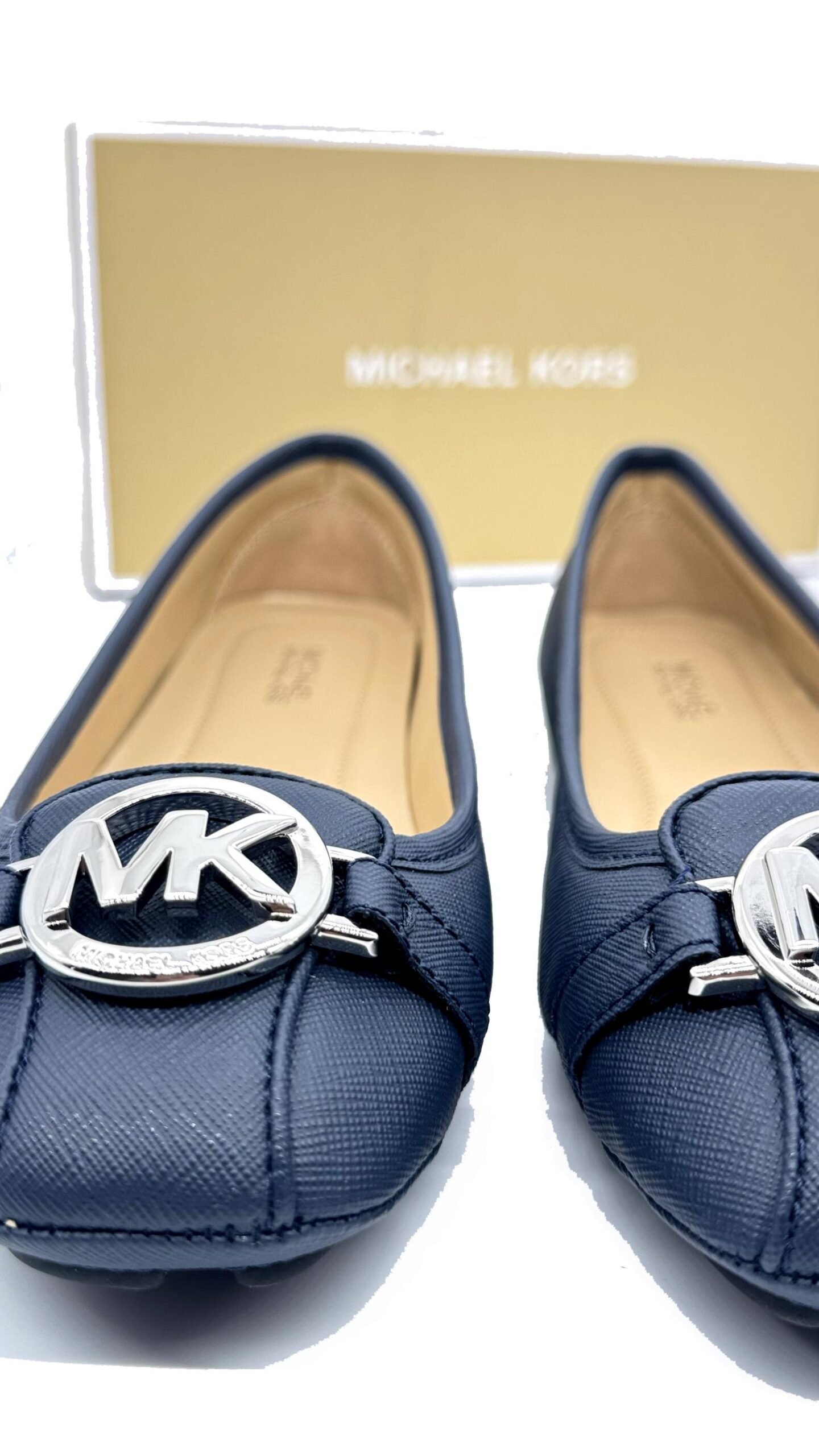 MICHAEL KORS DÁMSKE BALERINY FULTON MOC BALLET BLUE 2 MICHAEL KORS DÁMSKE baleriny Fulton Moc ballet blue