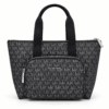 MICHAEL KORS MK MONOGRAM ZIP TOTE BLACK KABELKA OBOJSTRANNA 1 MICHAEL KORS MK Monogram Zip Tote Black kabelka obojstranna
