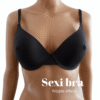 Podprsenka Sexi tvarovacia bra with nipple effect black