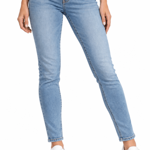 WRANGLER Svetlomodré džínsy Skinny High Rise