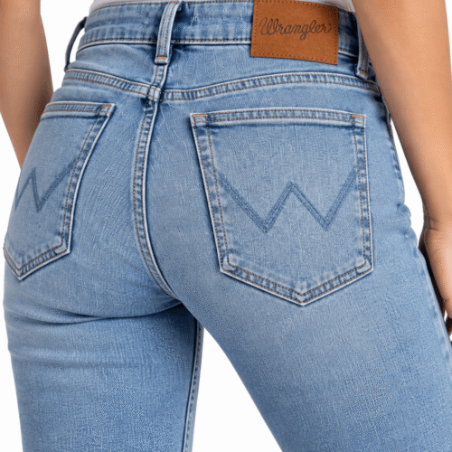WRANGLER Svetlomodré džínsy Skinny High Rise