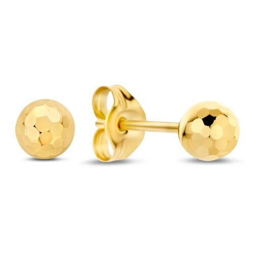 ZLATO Dámske Zlaté náušnice guľky gulicky 4,0 mm 585/000
