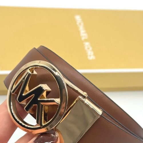 MICHAEL KORS MK LOGO BUCKLE BELT BROWN REVERSIBLE OPASOK 6 MICHAEL KORS MK Logo Buckle Belt Brown reversible opasok
