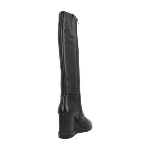 GEOX DÁMSKE KLINOVE ČIŽMY D ELIDEA WEDGE BOOTS WOMEN C9999 9 GEOX Dámske klinové čižmy D ELIDEA WEDGE BOOTS
