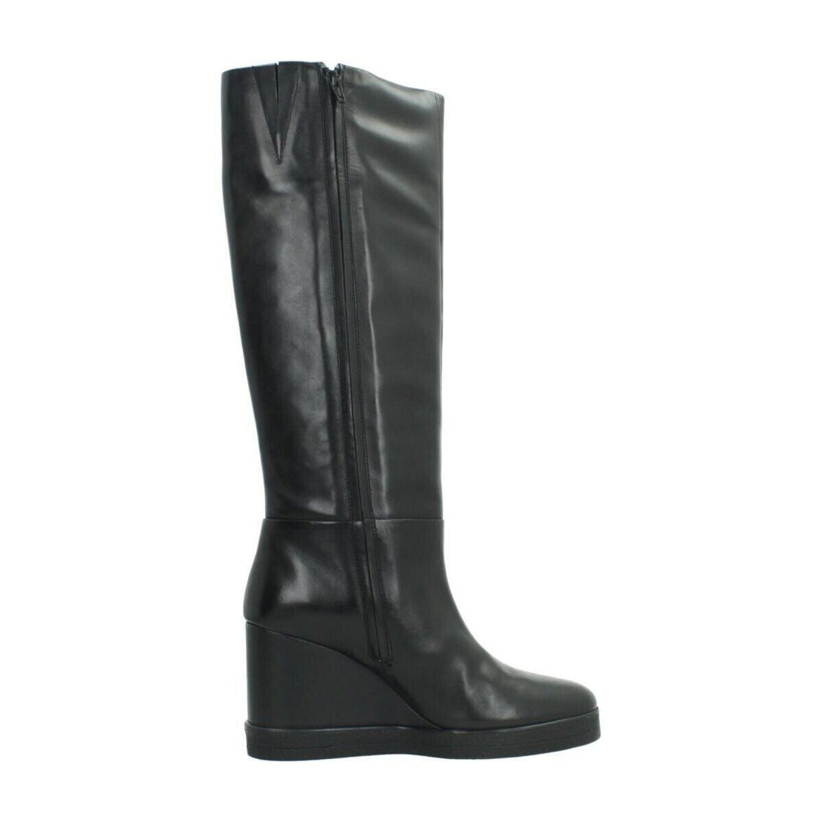 GEOX DÁMSKE KLINOVE ČIŽMY D ELIDEA WEDGE BOOTS WOMEN C9999 4 GEOX dámske klinove Čižmy D ELIDEA WEDGE BOOTS WOMEN C9999 – Obrázok 4