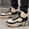 MICHAEL KORS Darius Shearling Hiker Sneaker Black