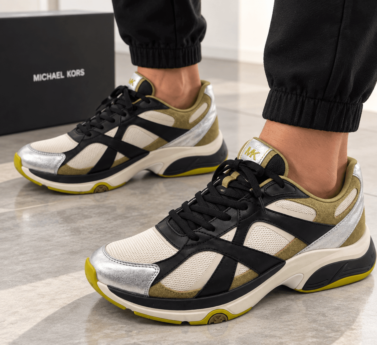 MICHAEL KORS LEO TRAINER CHUNKY SNEAKER PANSKE TENISKY 2 MICHAEL KORS Leo Trainer Chunky Sneaker panske tenisky